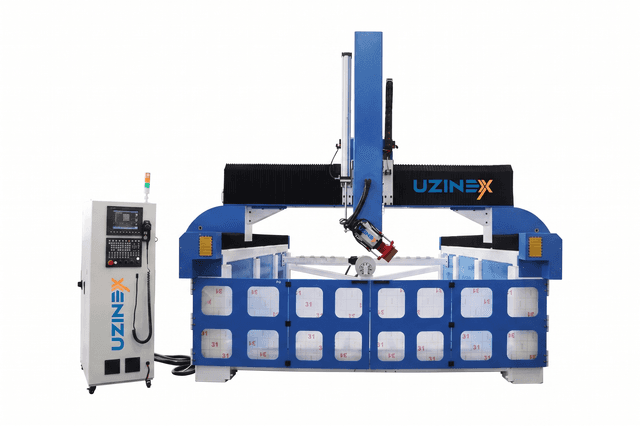 Freză CNC pentru Polistiren cu ATC Linear