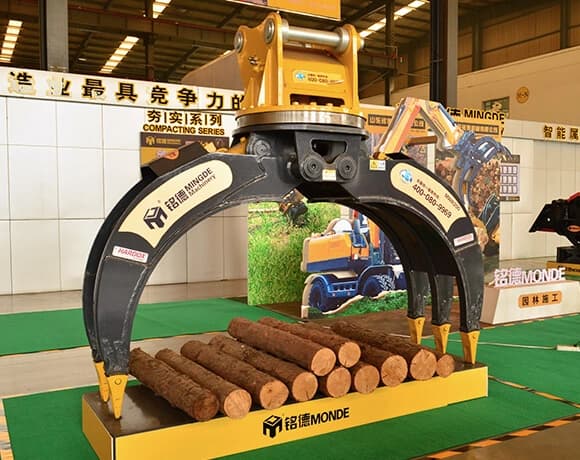 Graifer hidraulic pentru excavator