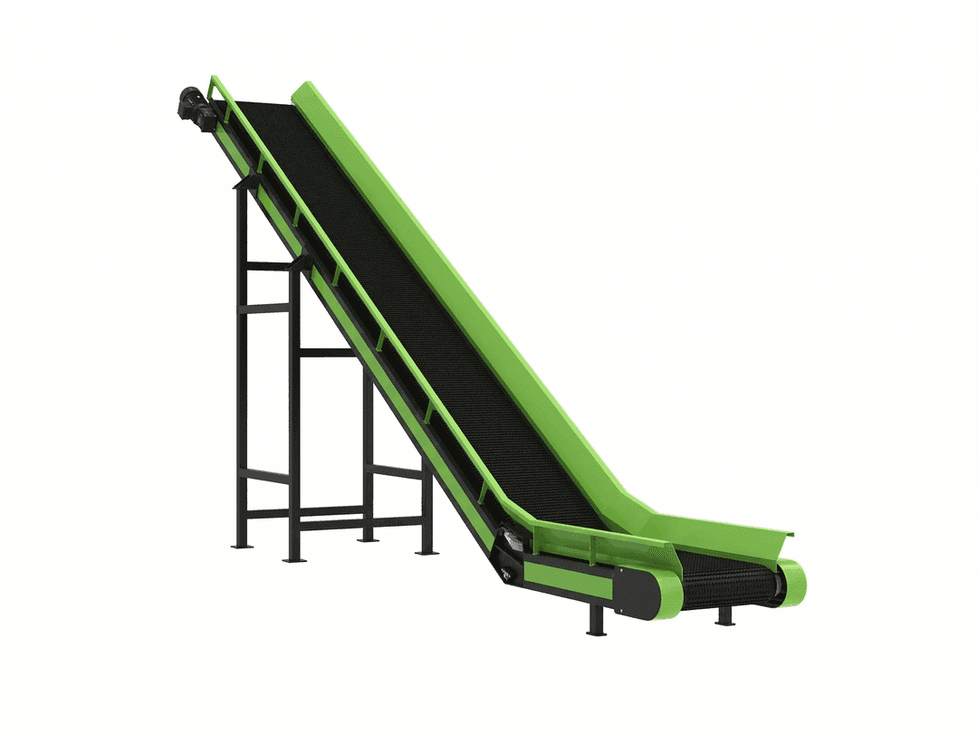 Bandă Transportoare Reciclare Industrială | Cauciuc/PVC/Plăci Metal | Customizabilă