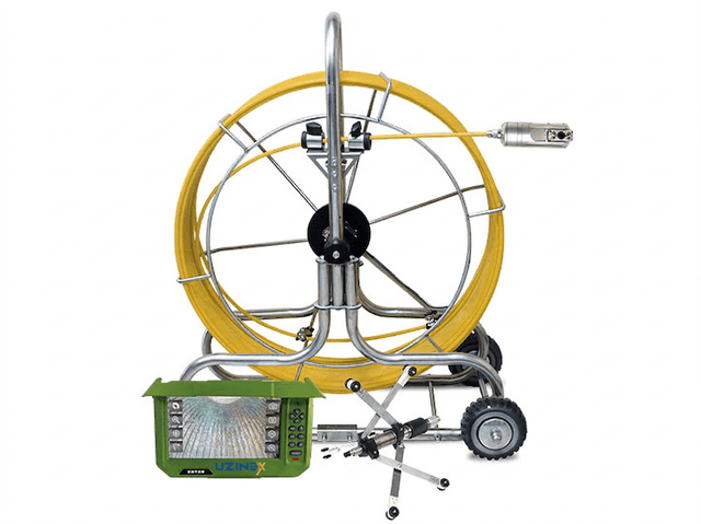 Borescop Inspecție Conducte GT-PTZ | Cablu GFRP | 4 Lentile | 9–800mm | 8h