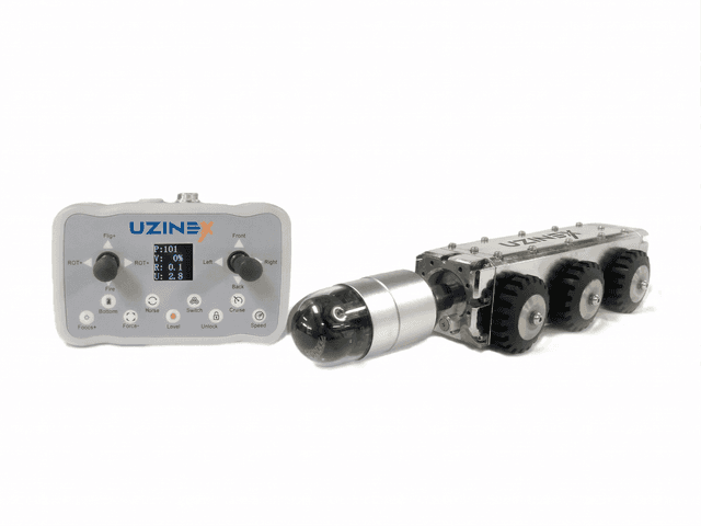 Cameră Inspecție Tevi Mici GT100 | 100mm | 7 Inch Portabil | 200.000 LUX