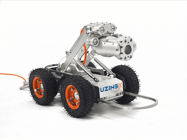 GT108Pro CCTV Municipal Pipe Inspect Crawler Robot Camera