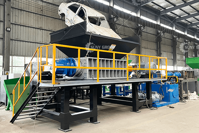 Tocător de Fier Vechi ZY-S | 800–3000 kg/h, Lame Cr12MoV, PLC Anti-Suprasarcină | UZINEX