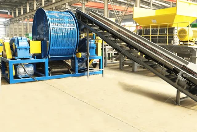 Tocător de Anvelope Întregi ZY-DT | Capacitate 1–5 t/h, granule 3–8 cm, dublu motor PLC