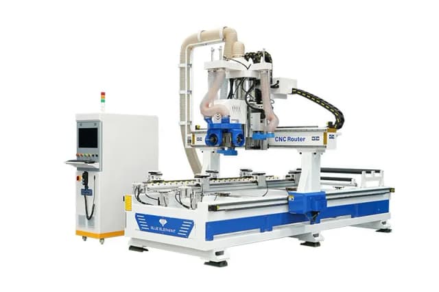 Mașină CNC pentru realizarea găurilor de încuietori și balamale pe uși din lemn