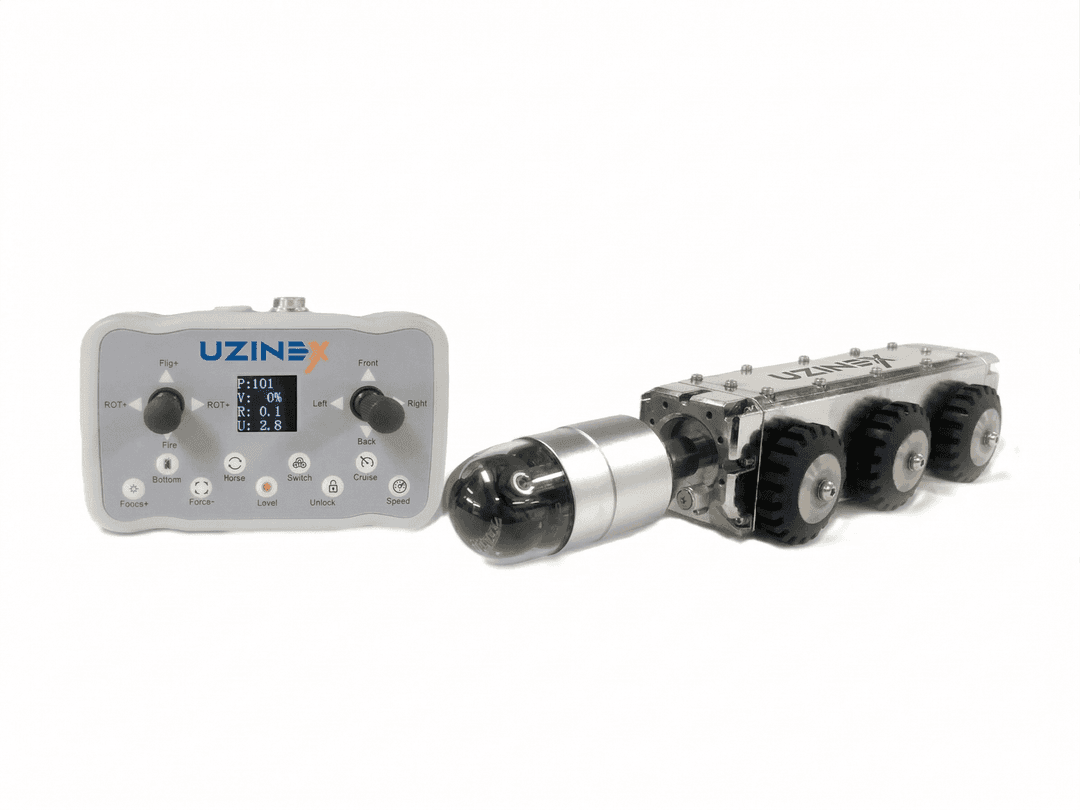 Cameră Inspecție Tevi Mici GT100 | 100mm | 7 Inch Portabil | 200.000 LUX