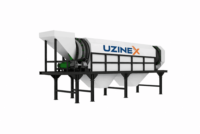 Sită Rotativă Tambur Sortare | Materiale Umede | Zero Înfundare | Motor+Reductor