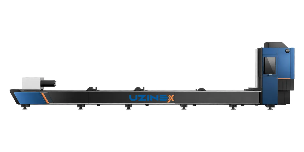 Masina laser CNC pentru taiere tevi si profile, cu mandrine sincronizate