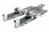Celulă CNC de Nesting pentru Mobilă | 2 Routere ATC, 240 Panouri/8h, Etichetare Automată, imaginea 2
