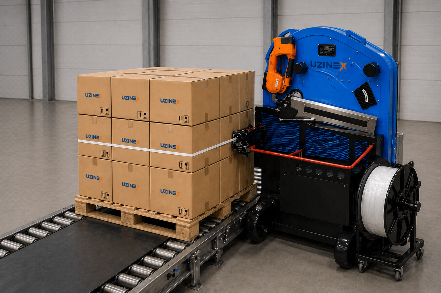 Automatic horizontal strapping machine KPW DB800S 2