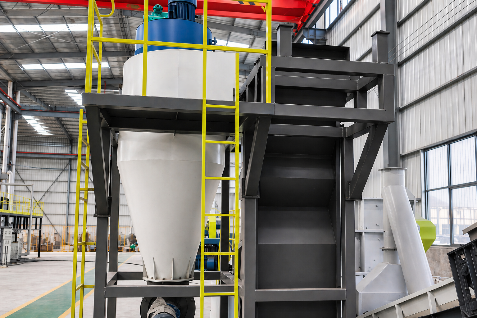 Separator Aer Reciclare | FX600–1500 | 95% Eficiență | Zero Contact | Folii — detaliu