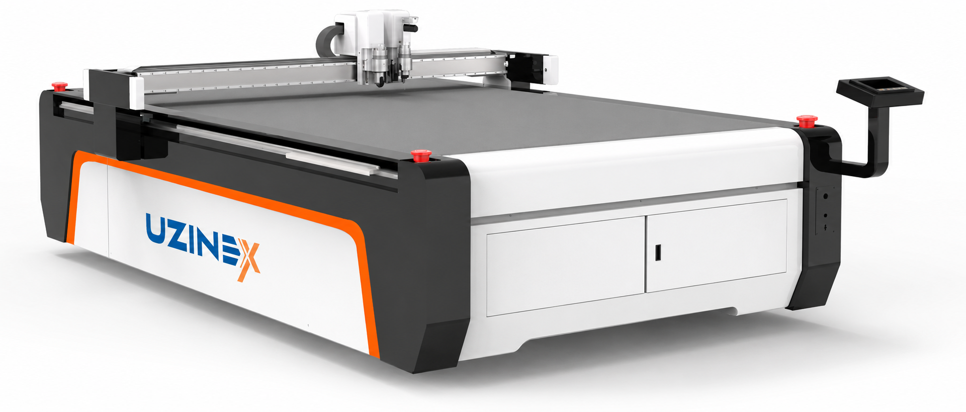 Mașină CNC de tăiere cu cuțit UZINEX ZX-1625V cu dublu suport pentru scule și masă 1600×2500 mm