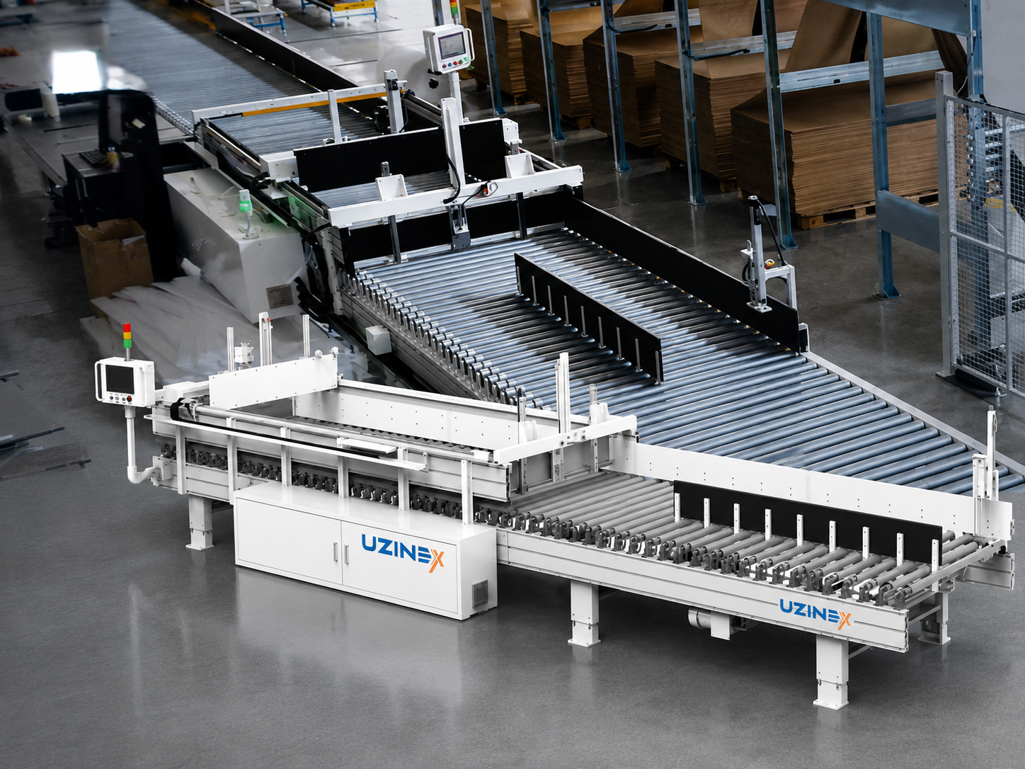 stație automată de măsurare Measuring-3015 lungime lățime piese 350-2800mm transmisie cilindru frecvență variabilă linie ambalare