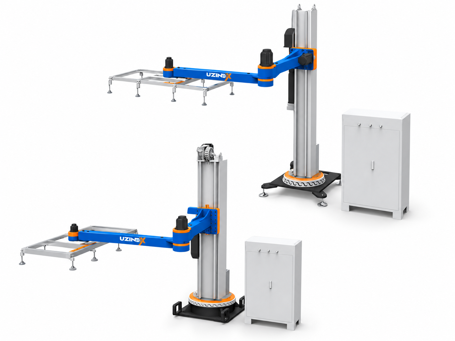 Braț robotic industrial 4 axe pentru alimentare CNC PAL