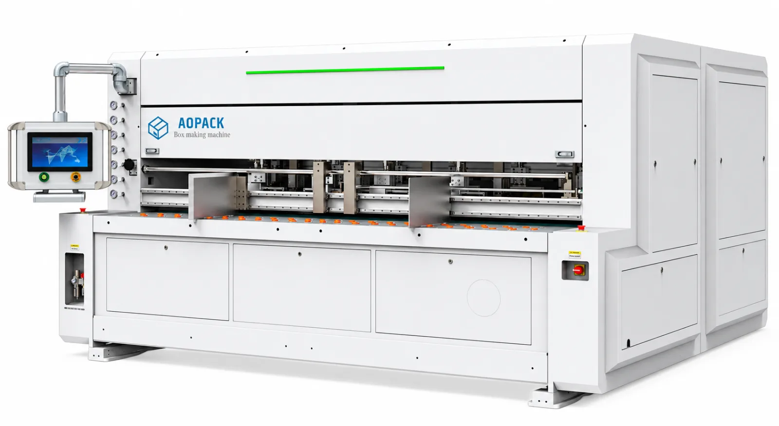 Cardboard box making machine with digital printing UZX-BM-2800ULTRA