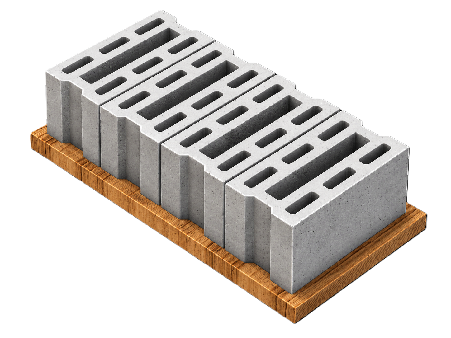 Bolțari 20×40×20 pe paletul de producție, UZX-BT-3008