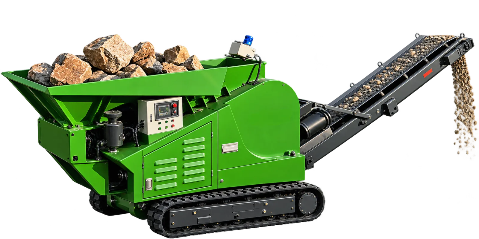 Tracked jaw rubble crusher UZX-UJC-503