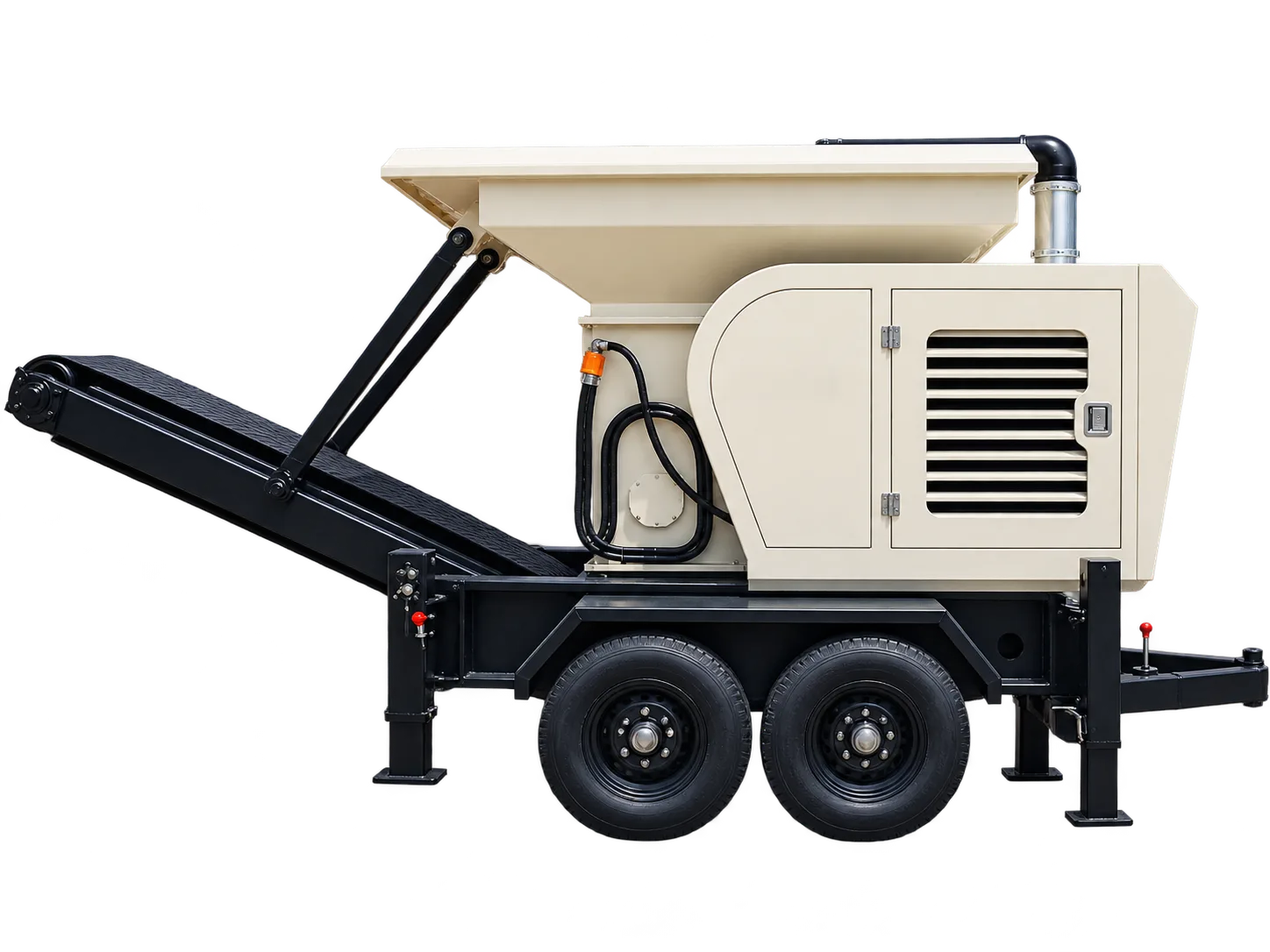 Trailer-mounted jaw crusher UZX-UTC-604