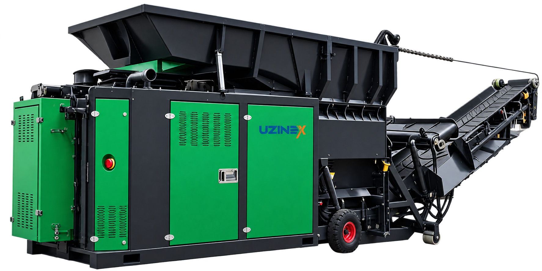 Tocător cu doi arbori electric UZX-UFS-750