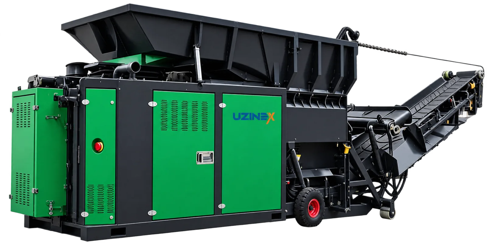 Tocător cu doi arbori electric UZX-UFS-750