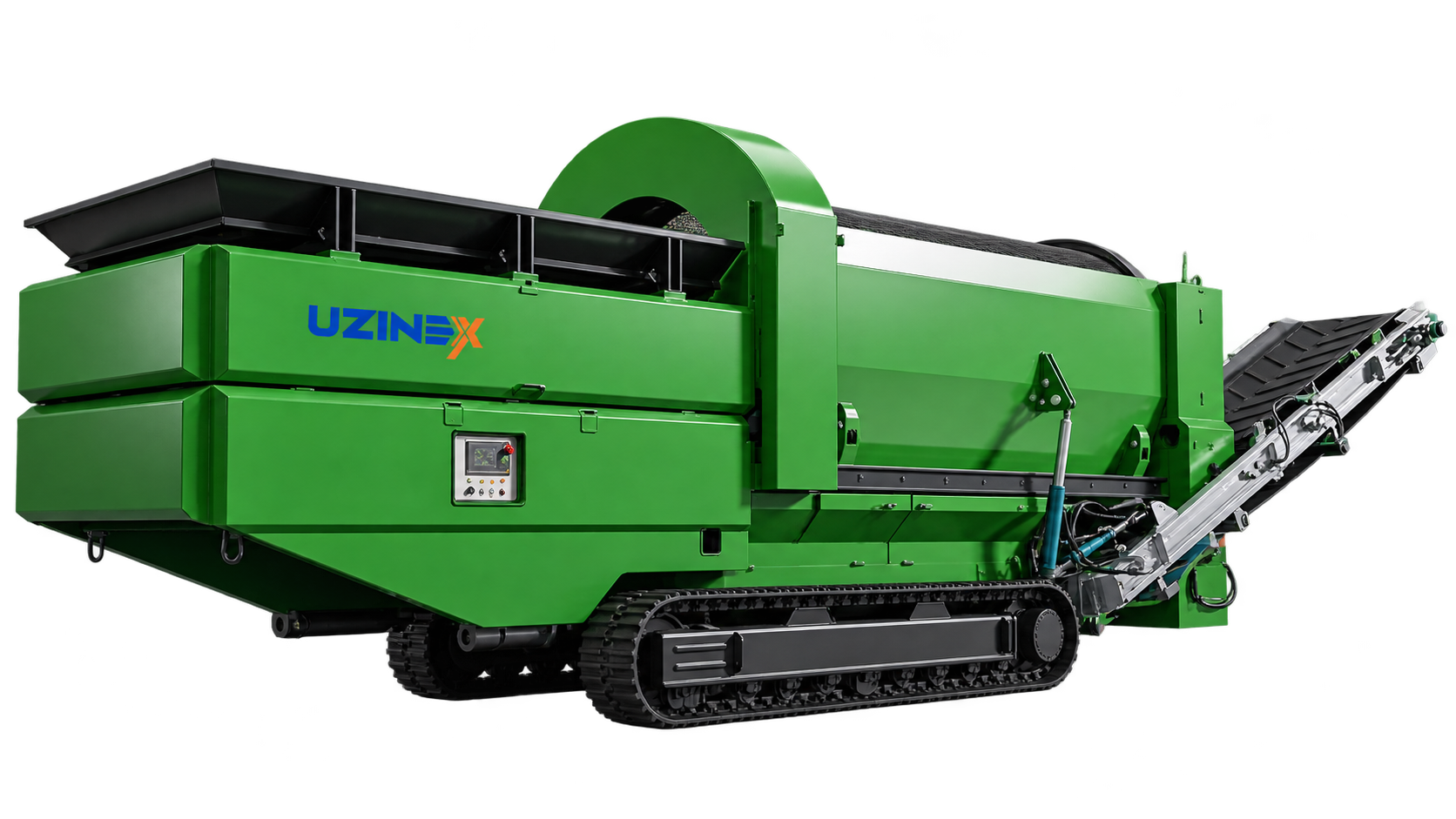 Ciur trommel mare pe șenile UZX-UTS-2255