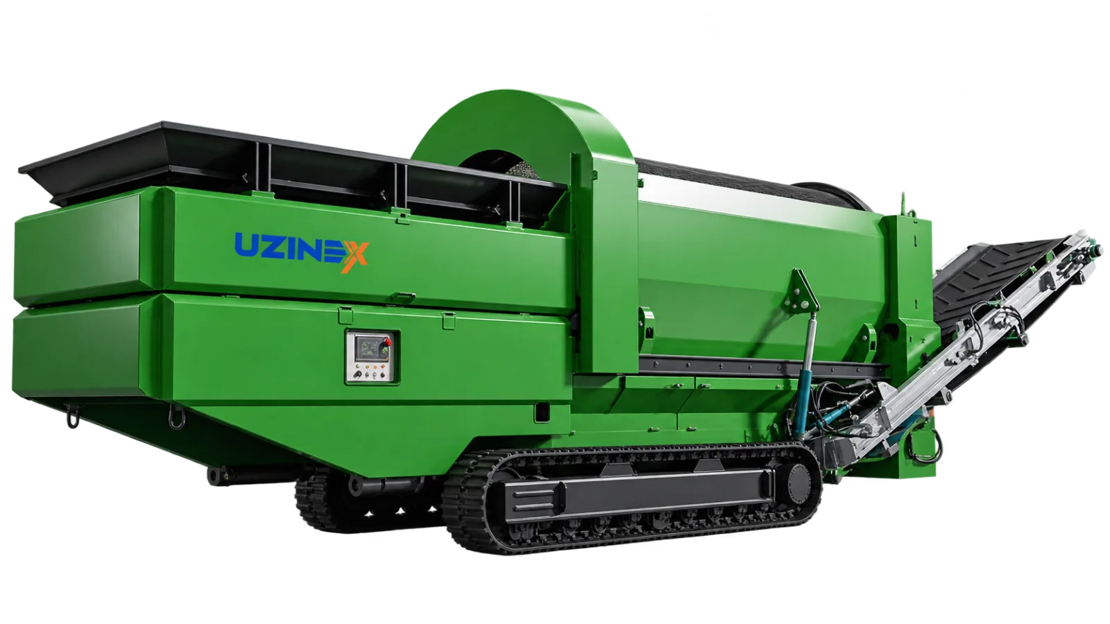 Large tracked trommel screen UZX-UTS-2255