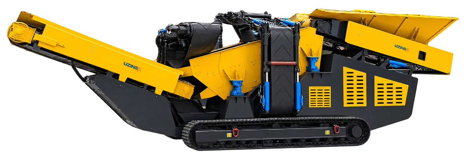 Tracked mobile scalping screen UZX-UZS-1230