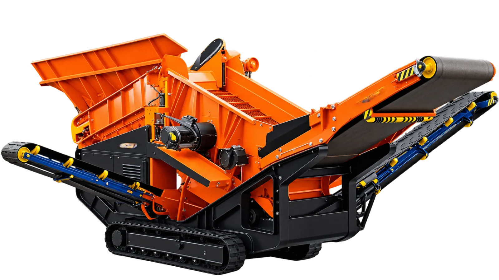 Tracked scalping screen for gravel pits UZX-UZS-1340