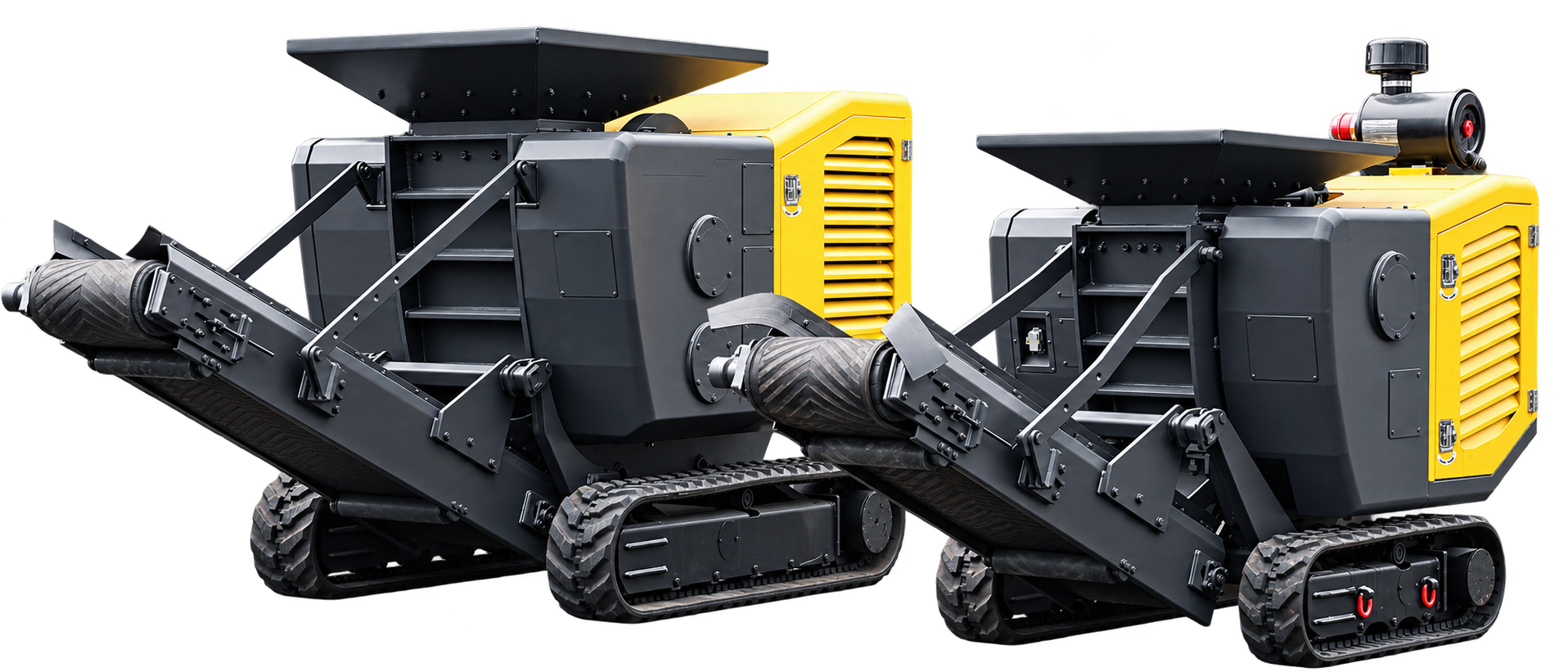 Mini concasor mobil diesel UZX-OP-25