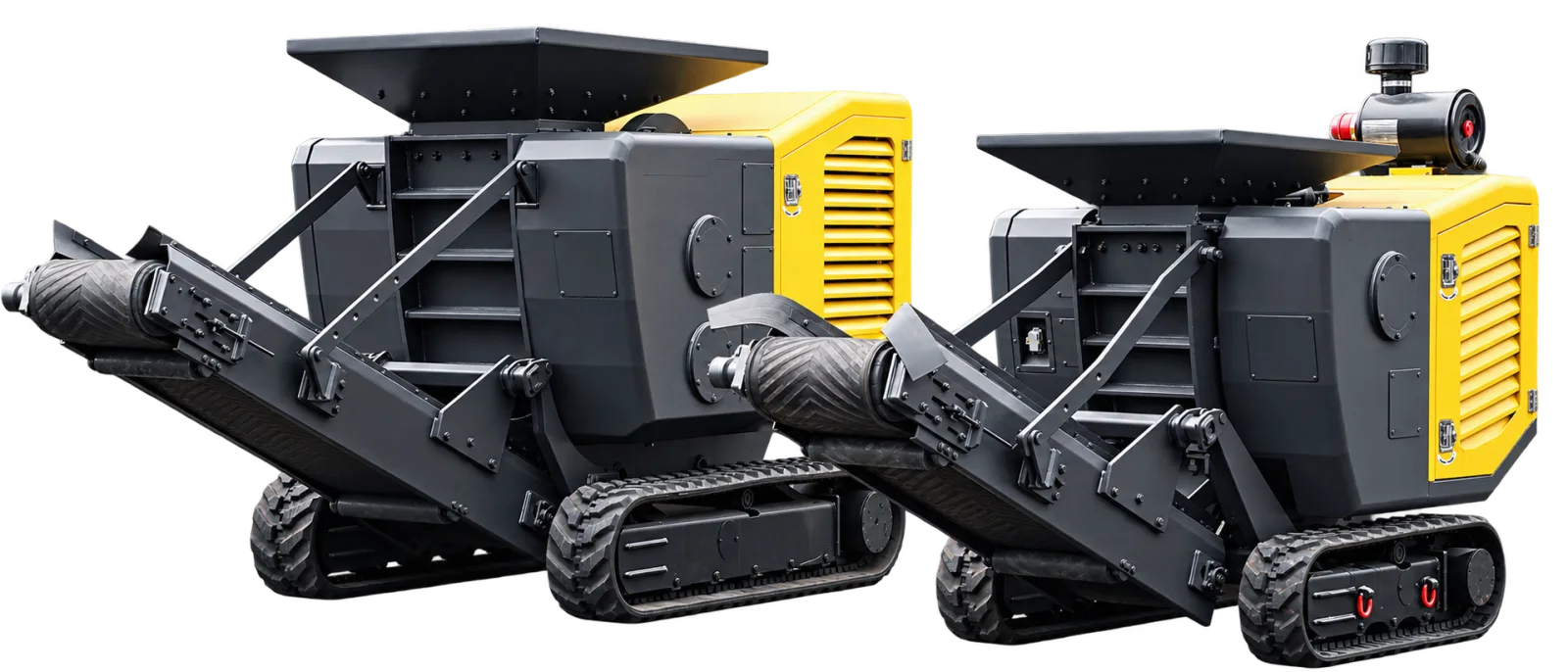 Diesel tracked mobile mini crusher UZX-OP-25
