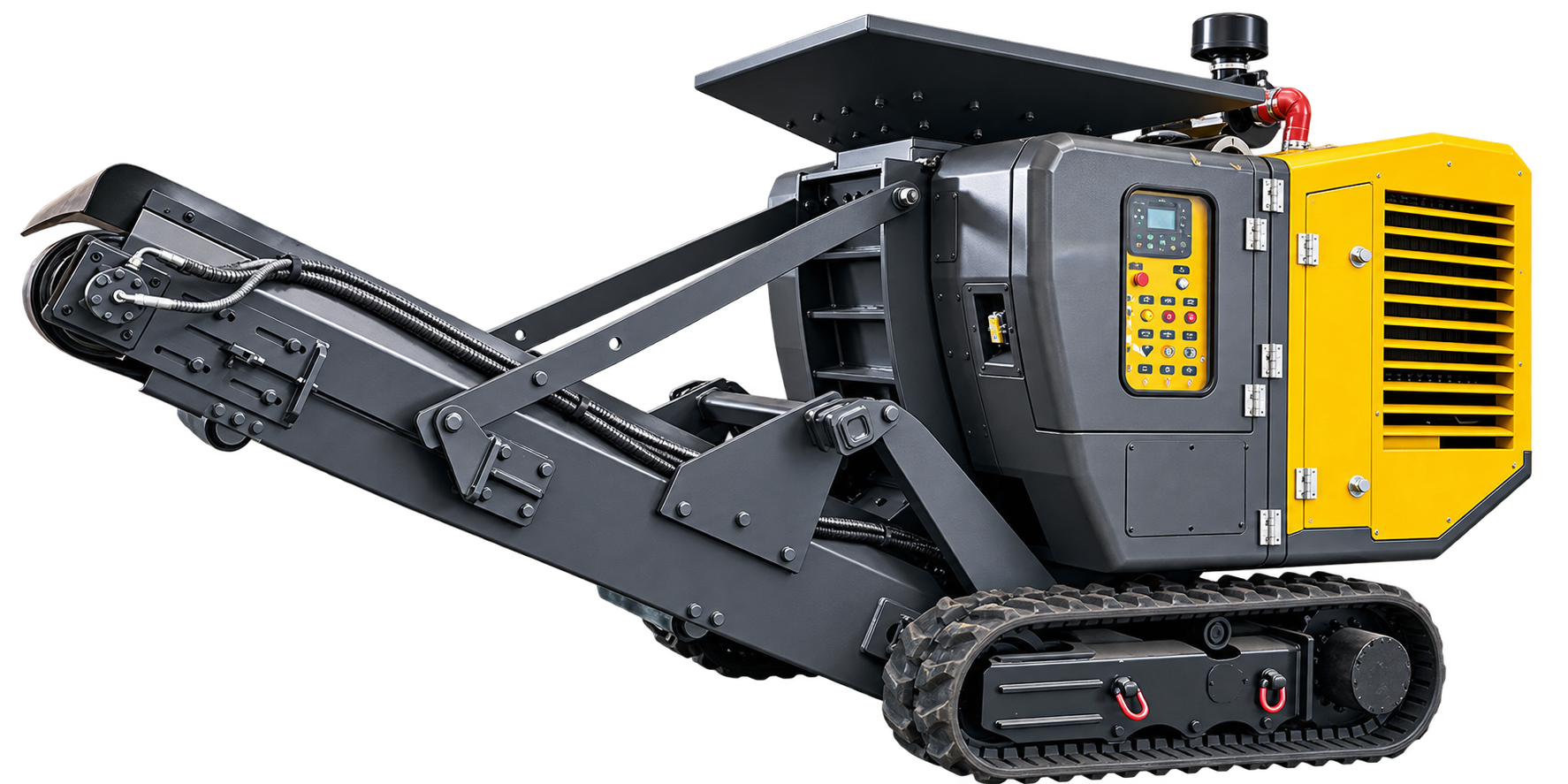 Mini concasor piatră diesel UZX-OP-35
