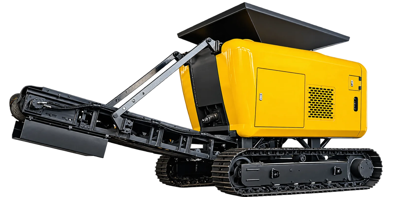 Concasor electric cu fălci pe șenile UZX-OP-50