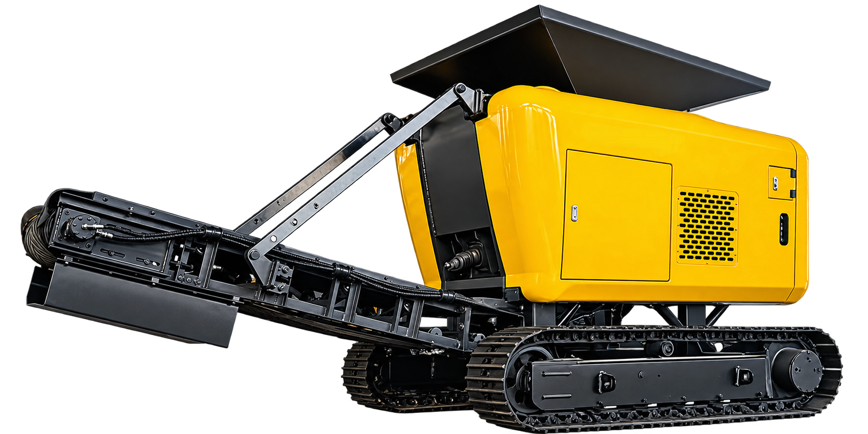 Concasor electric cu fălci pe șenile UZX-OP-50