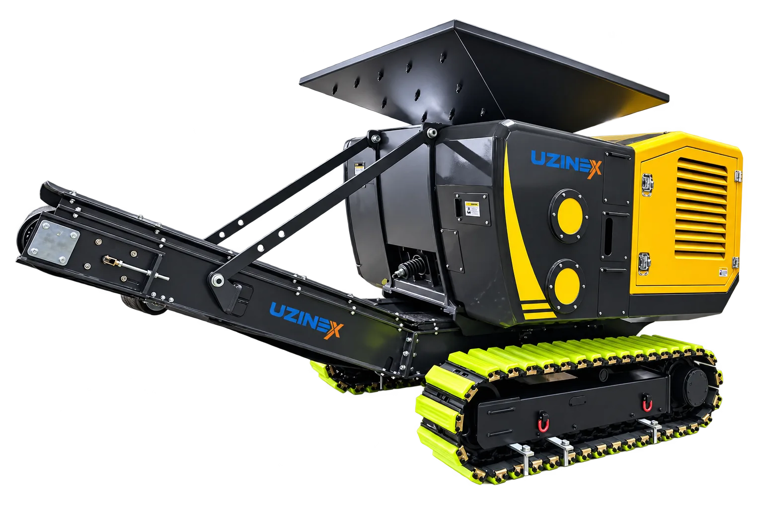 Diesel tracked mini jaw crusher UZX-OP-55