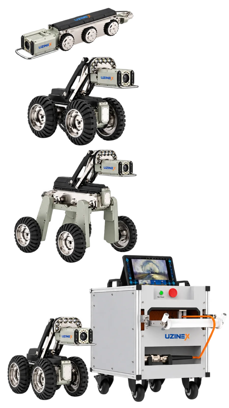 Robot CCTV conducte modular UZX-T150