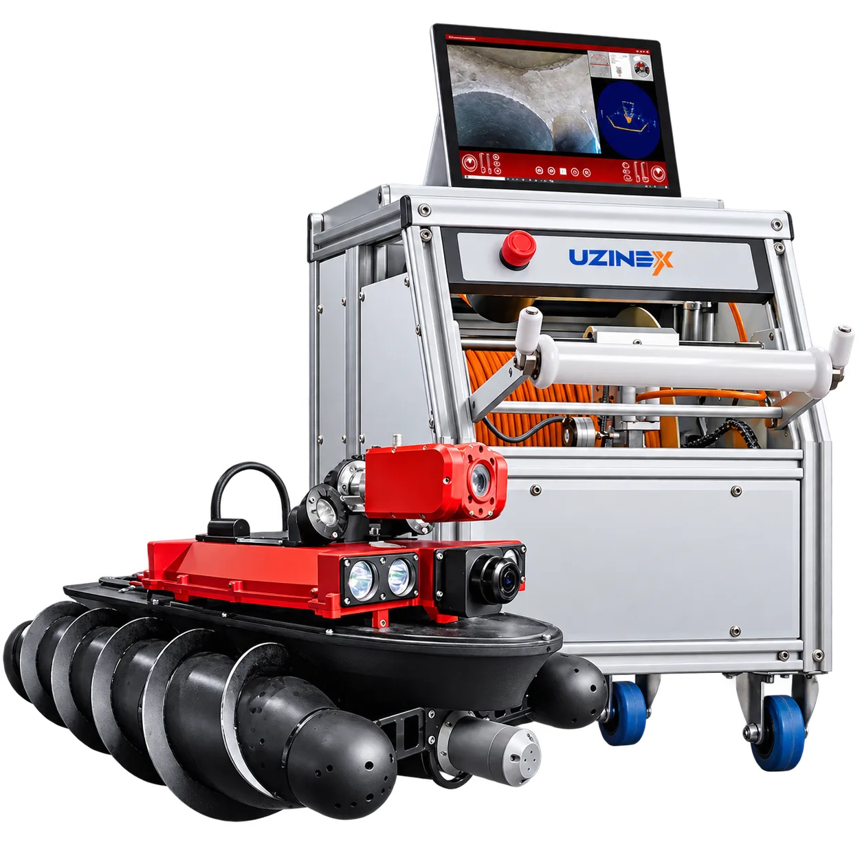 Robot de inspecție sonar conducte UZX-X5-HR4
