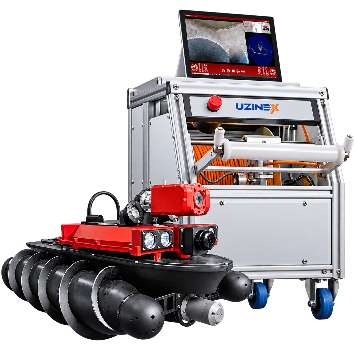 Robot de inspecție sonar conducte UZX-X5-HR4