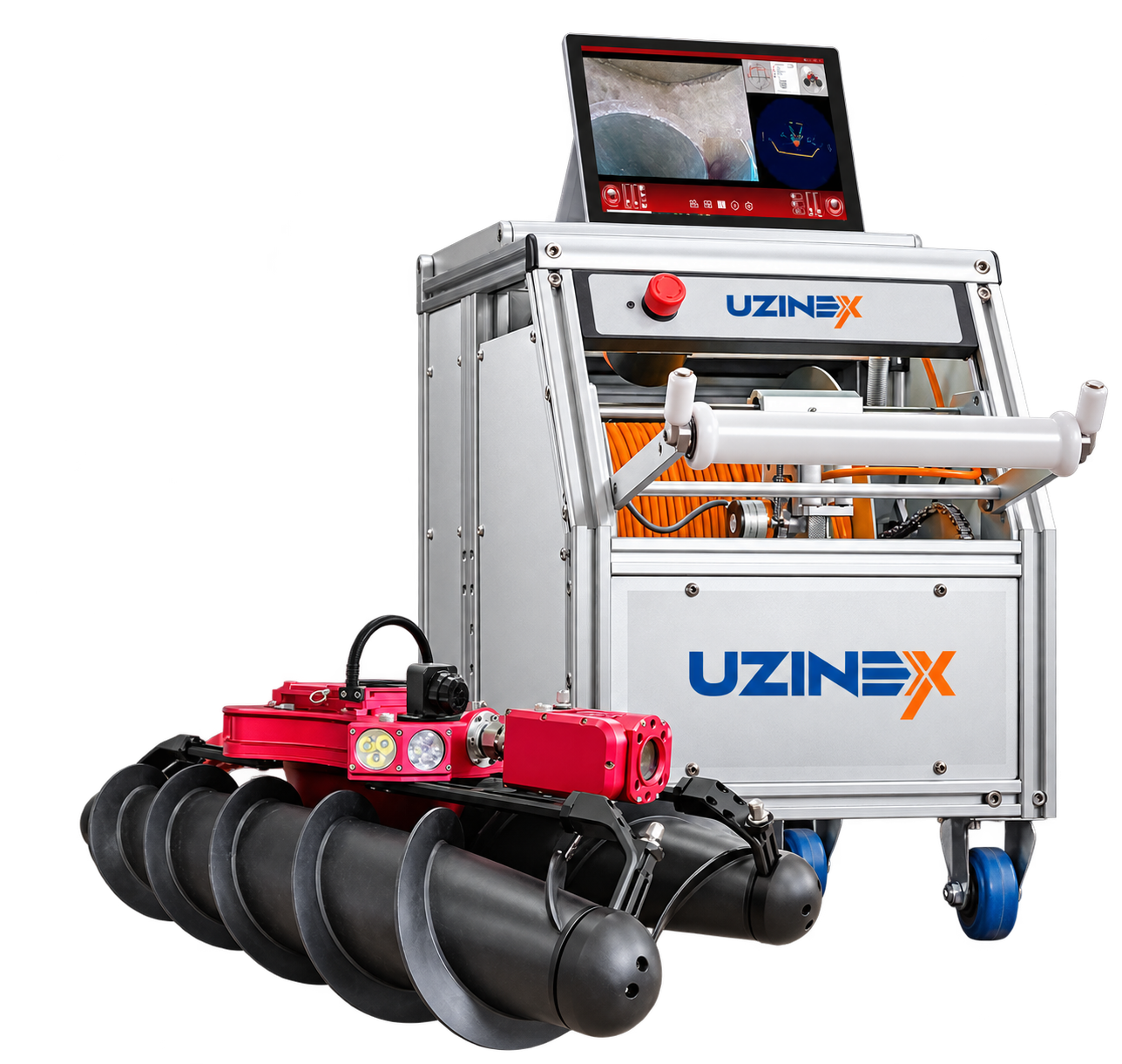 Robot inspecție conducte inundate UZX-X5-HR-W