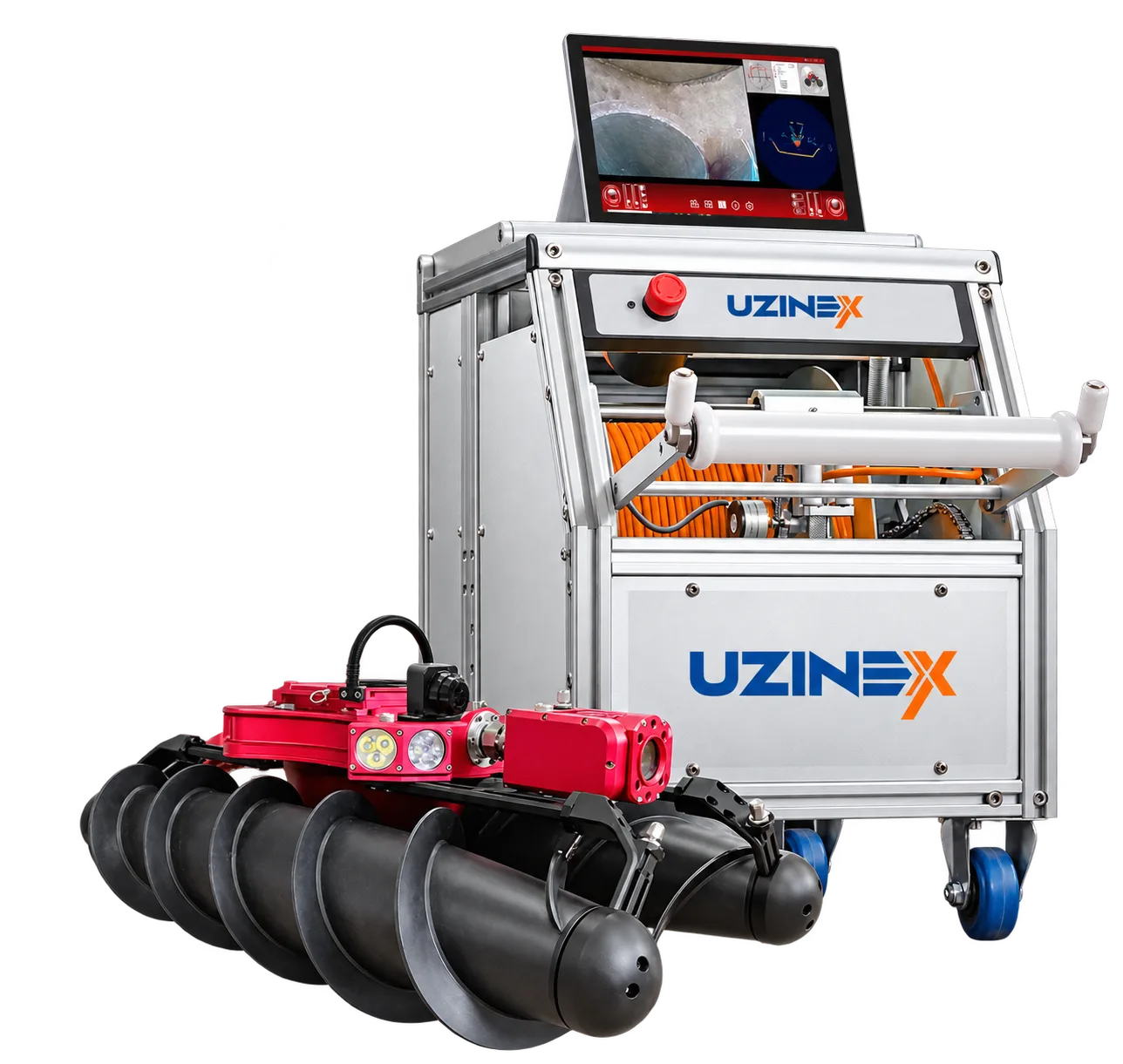 Robot inspecție conducte inundate UZX-X5-HR-W