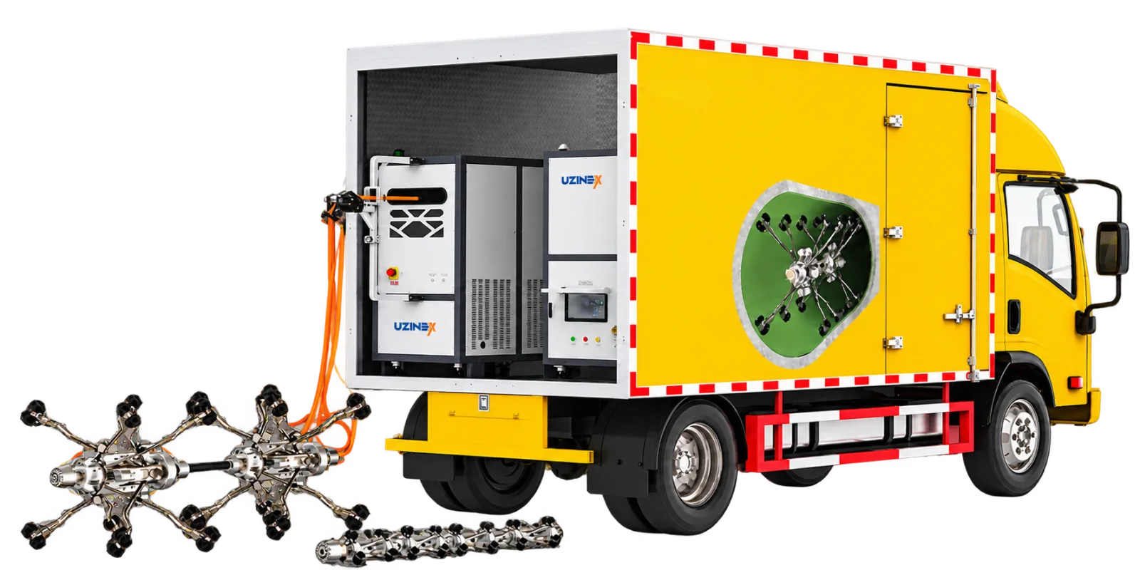 UV relining system for DN200–2000 pipes, UZX-X120-UVG