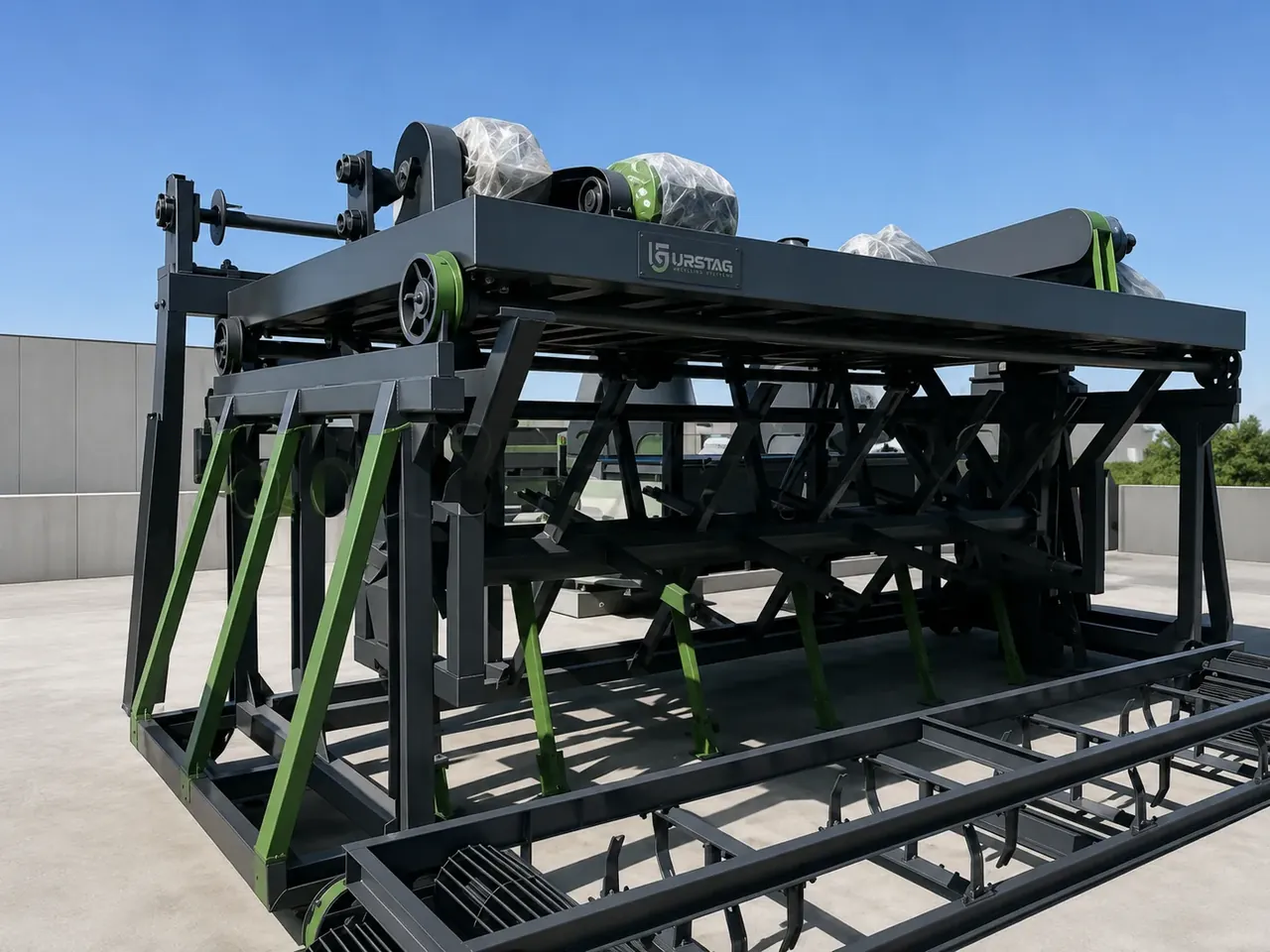Groove-Type Compost Turner URSTAG