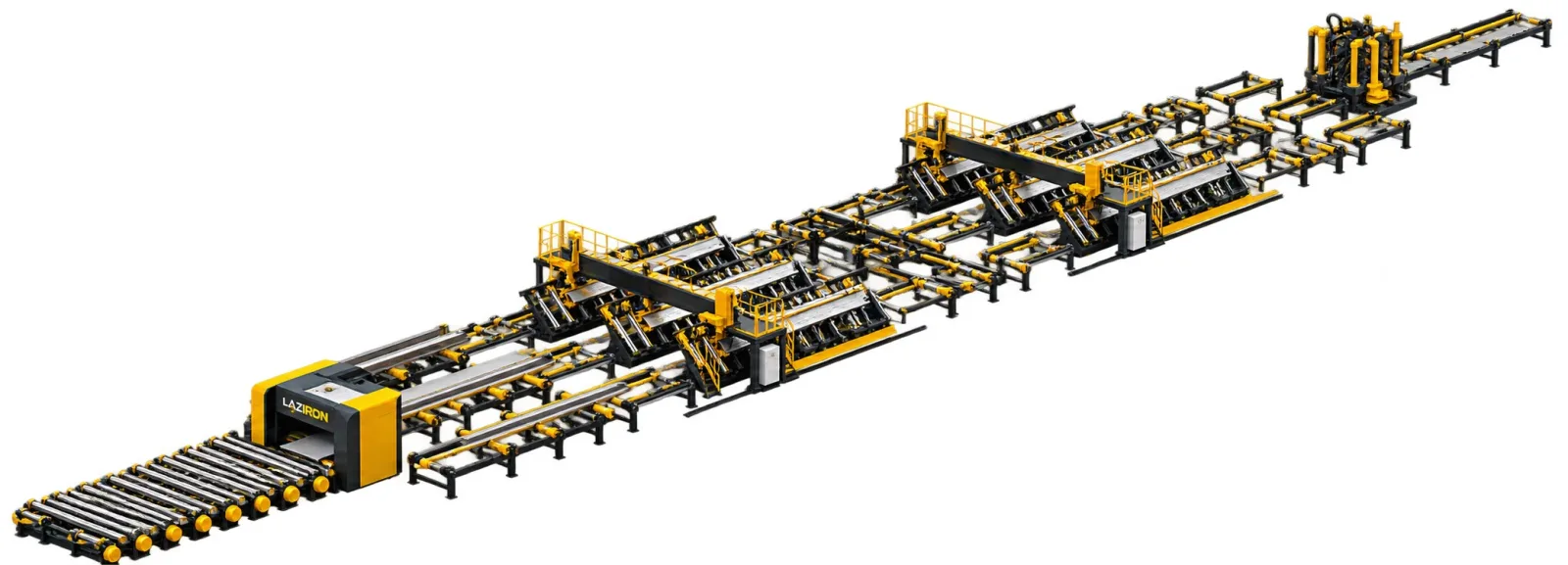 Multi-Channel Horizontal H-Beam Production Line LAZIRON WZ