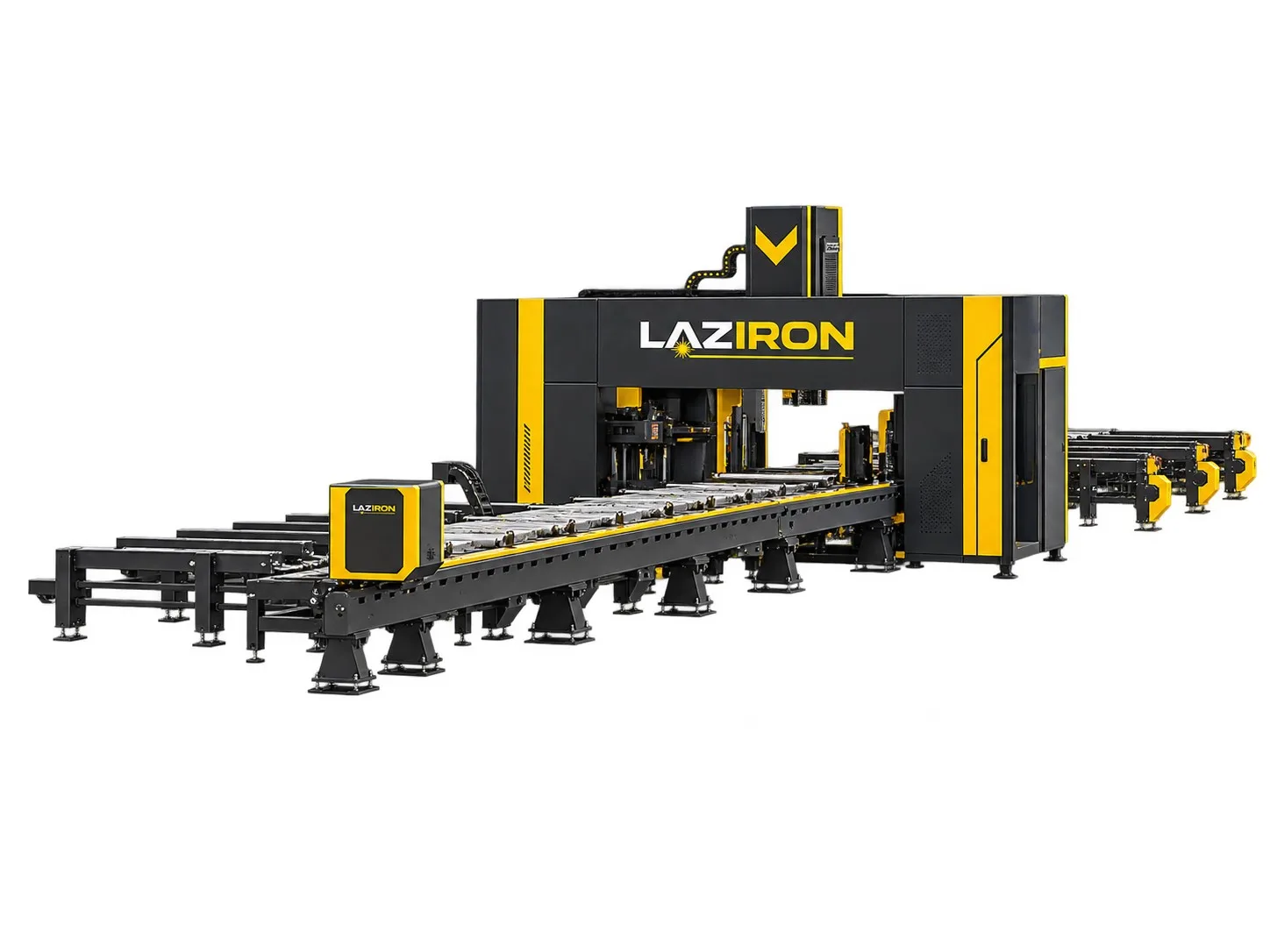 3D CNC beam drilling machine for H-beams LAZIRON SKJ