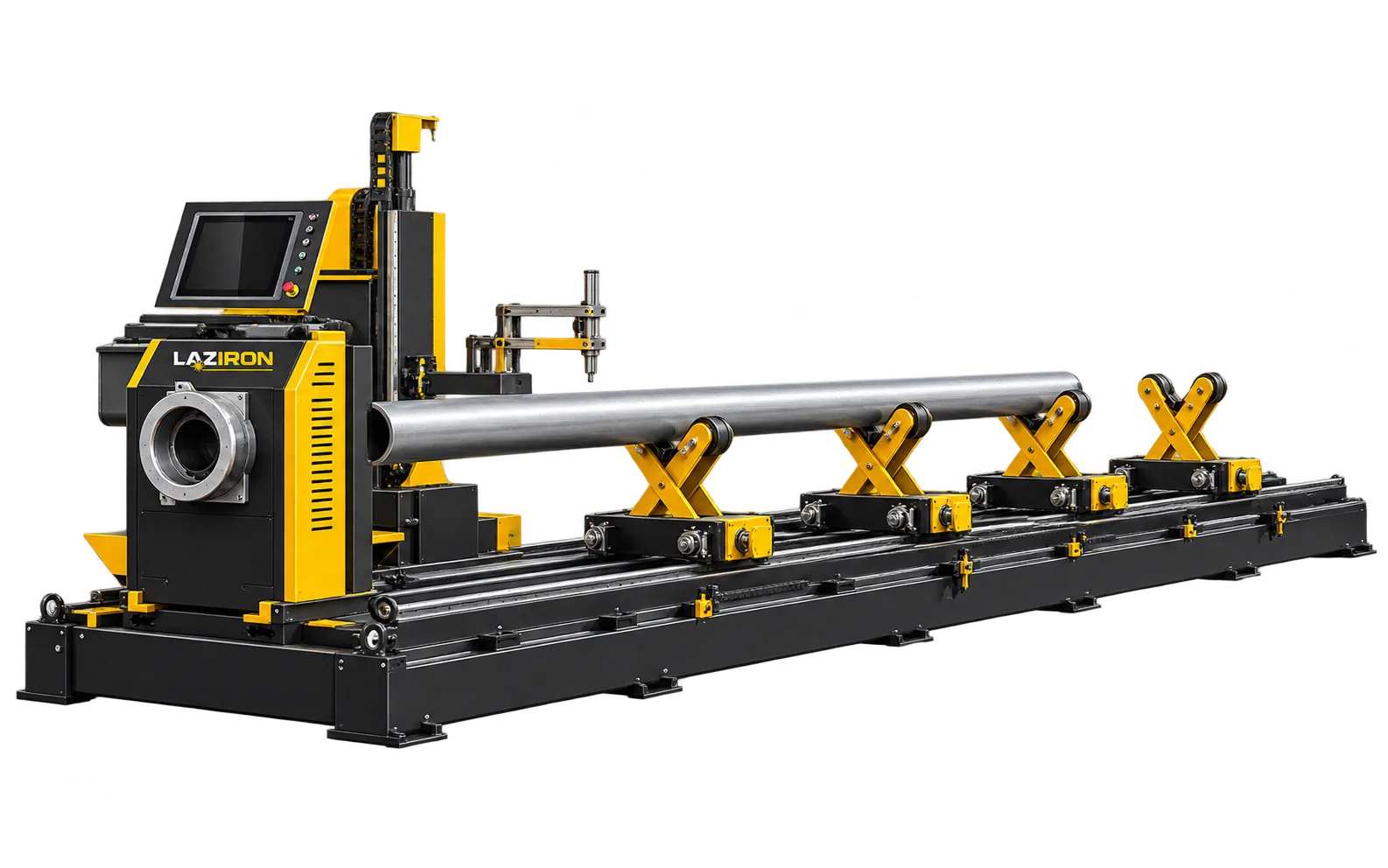 Mașină de tăiere țeavă rotundă CNC cu plasmă LAZIRON XY5