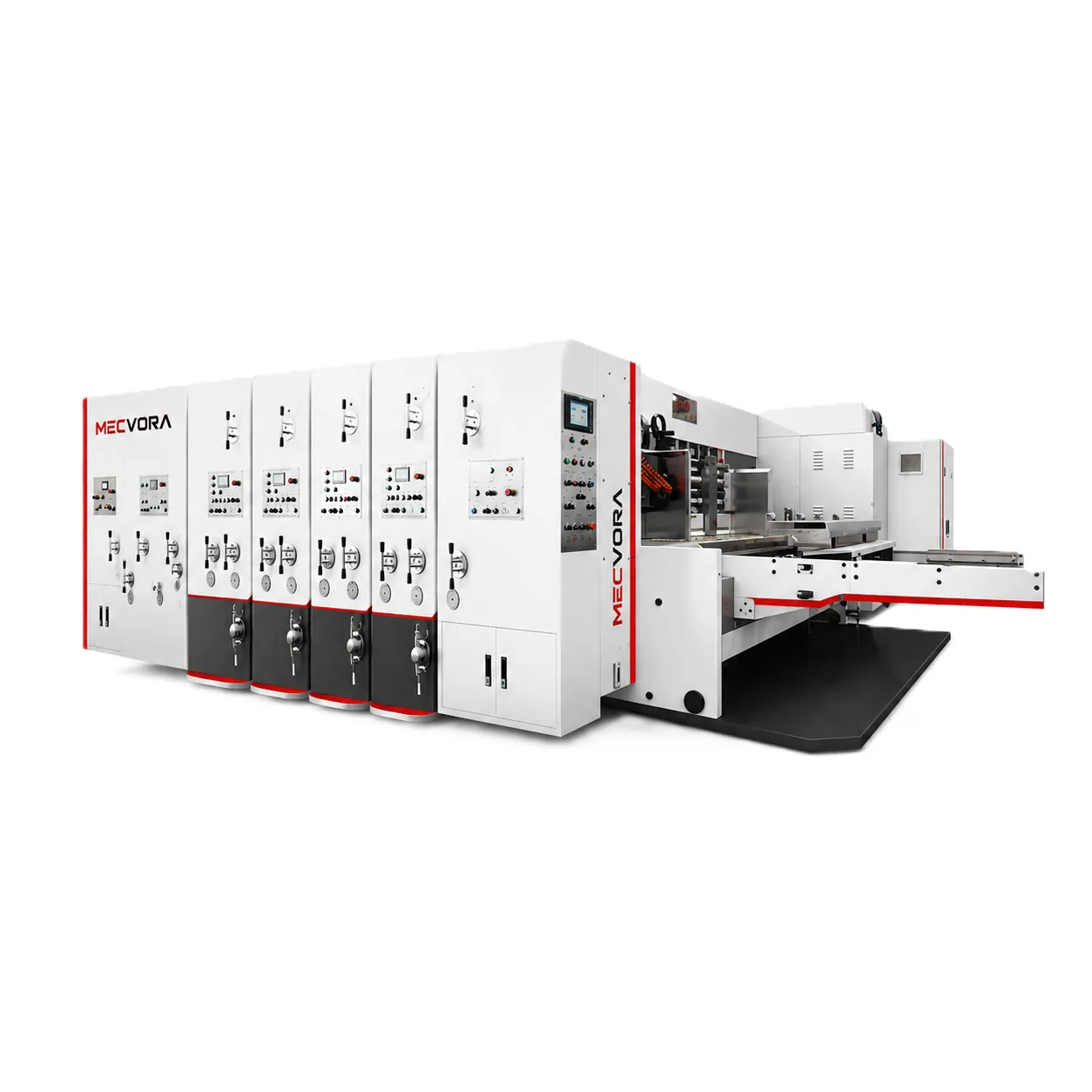 K4 Semi-Auto Flexo Carton Machine MECVORA