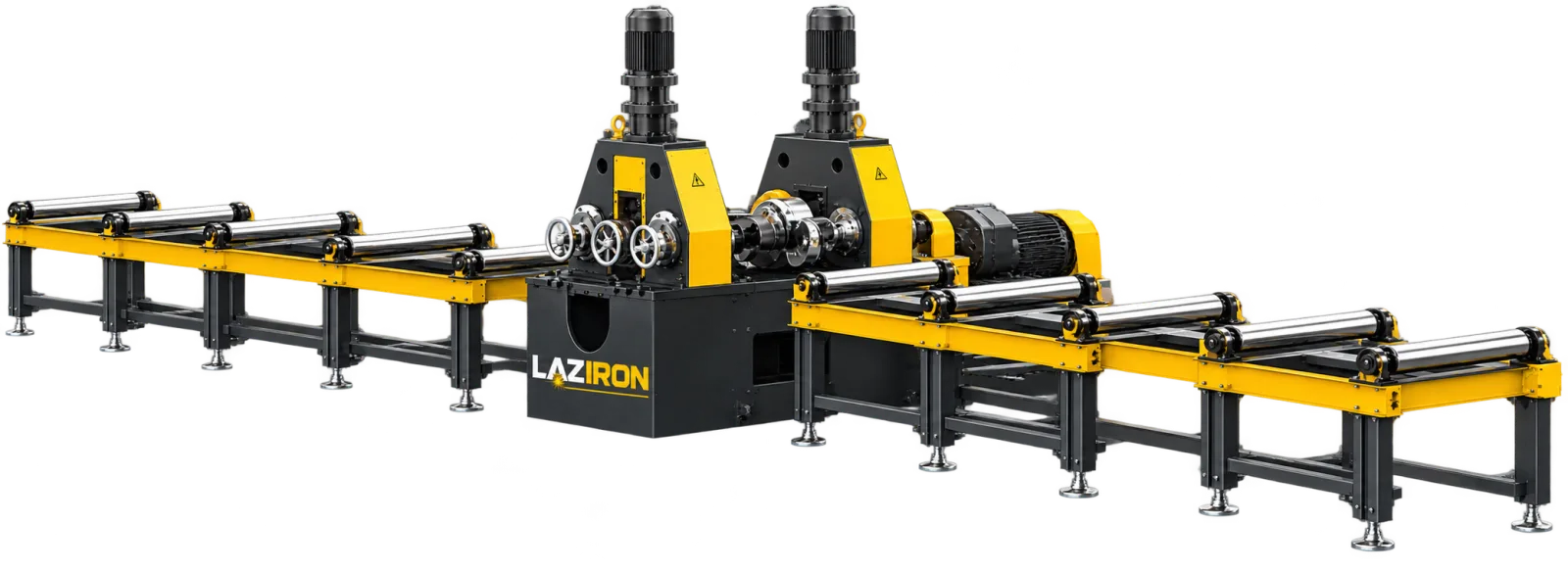 Hydraulic straightening machine for large H-beams, flanges up to 2000 mm LAZIRON HYJ