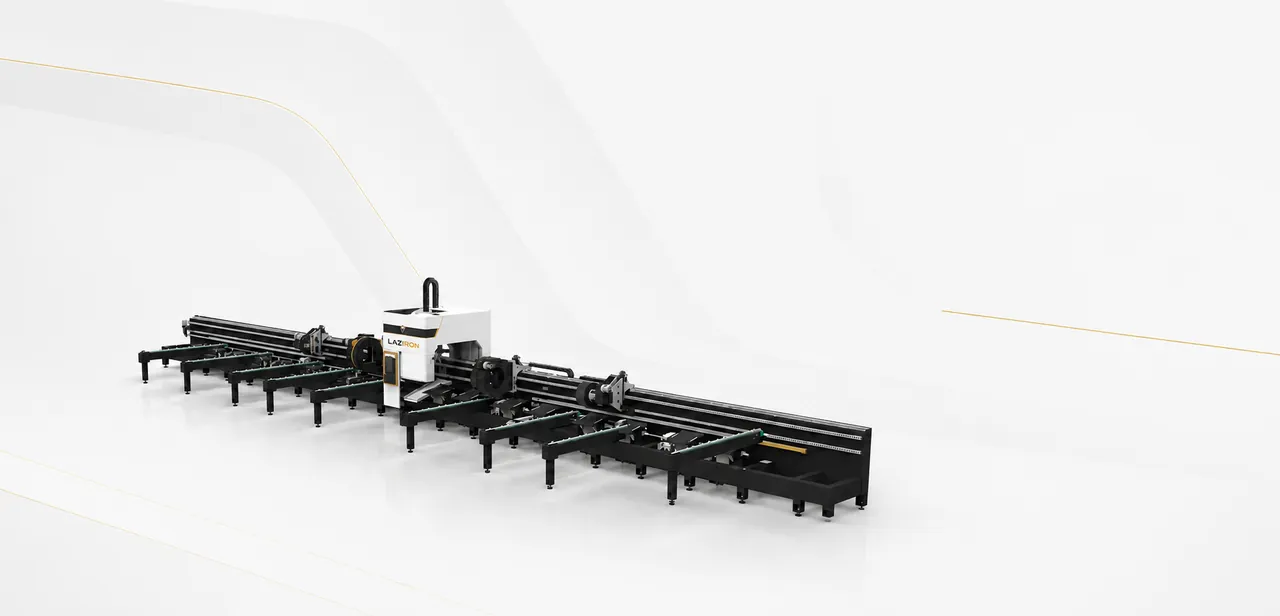 Four-chuck laser tube cutter LAZIRON T4