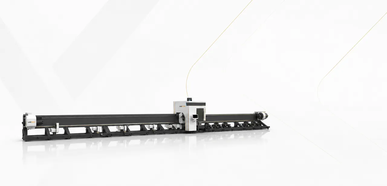Three-chuck laser tube cutting machine LAZIRON T3