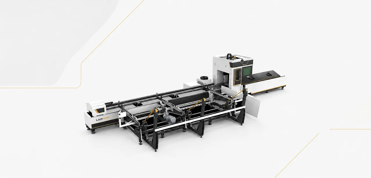 Tube laser cutting machine with automatic loading LAZIRON T2L