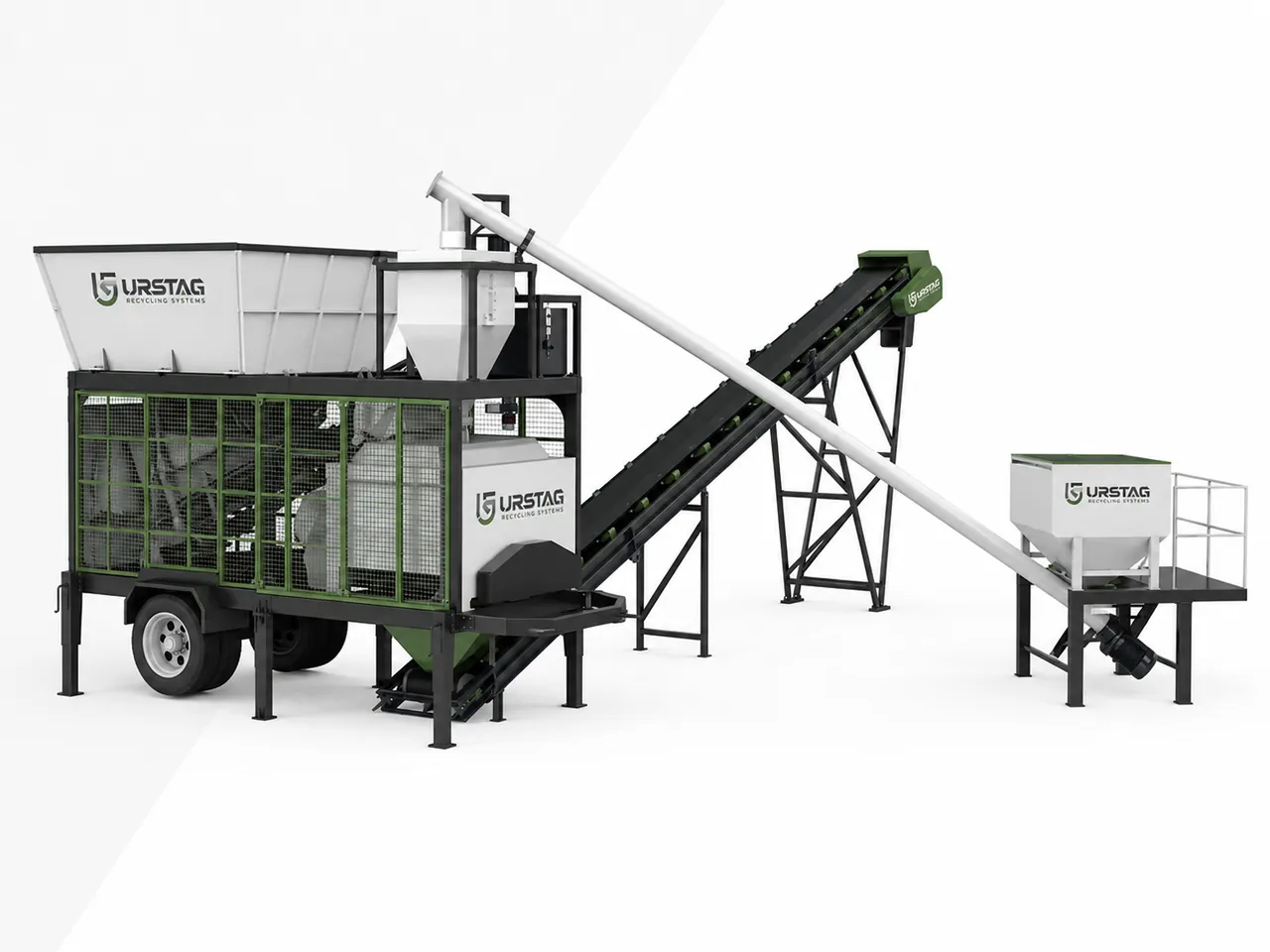 Mini Mobile Concrete Batching Plant URSTAG